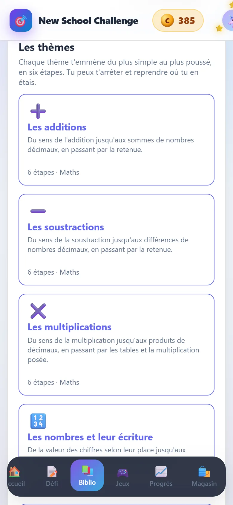 La bibliothèque : 50 thèmes en six étapes et 636 fiches
